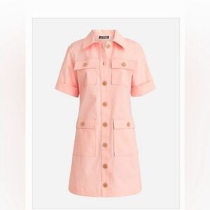 J.crew Gamine shirt-dress in stretch twill
